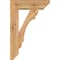 Ekena Millwork Olympic Slat Smooth Bracket w/ Offset Brace, Western Red Cedar, 5 1/2"W x 16"D x 24"H BKT0604X16X24OLY06SWR - alternate 4